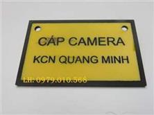 TL-TELECOM Biển báo cáp CAMERA trong khu công nghiệp