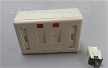 AMP/USA Ổ cắm điện thoại RJ11 và Ổ cắm mạng RJ45 CAT6 - AMP